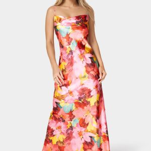 Printed Stain Maxi Dress