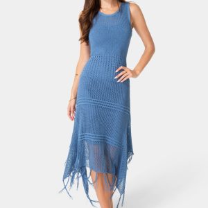 Crochet Tank Sweater Dress