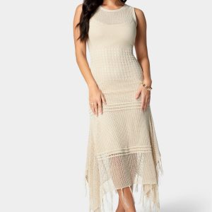 Crochet Tank Sweater Dress