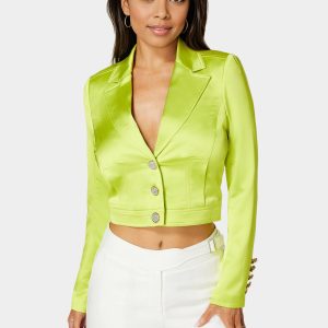 Tailored Satin Jacket