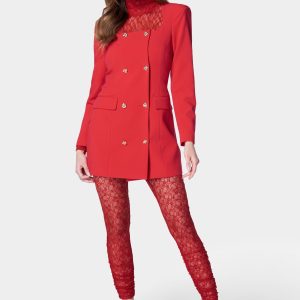 Open Neck Tailored Blazer