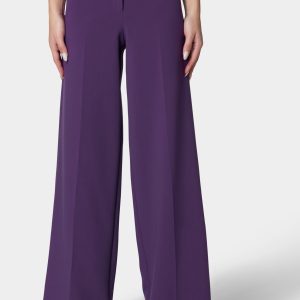 High Waist Belted Wide Leg Pant