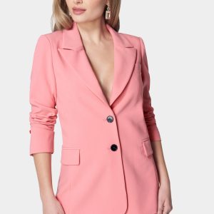 Woven Twill Boyfriend Jacket