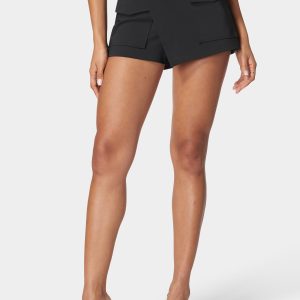 Belted Patch Pocket Mini Skort