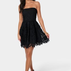 Strapless Lace Cupcake Dress