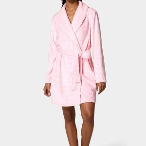 Debossed Plush Robe