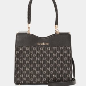 Bebe Cinzia Printed Monogram Satchel