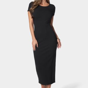 Rib Maxi T-Shirt Dress