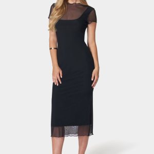 Brooklyn Mesh Maxi Dress