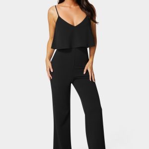 Ruffle Wide Leg Jumpsuit