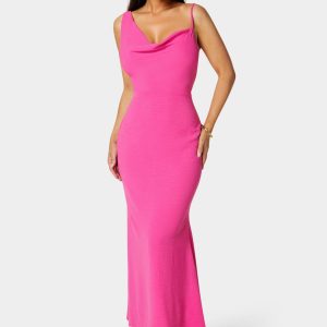 Airflow Cowl Maxi Dress
