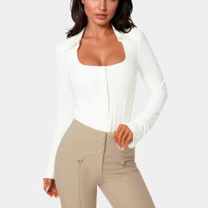 Corset Shirt Bodysuit