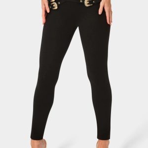 High Waisted Belted Legging