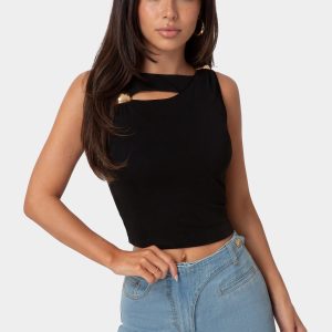 Luxe Shine Fitted Top