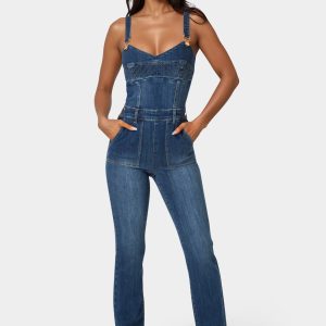 Denim Overall Jumpsuit