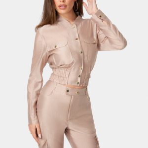 Light Sheer Voile Bomber