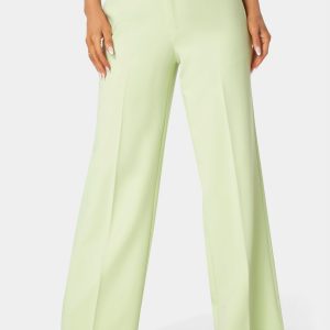 High Waist Overlap Wide Leg Pant