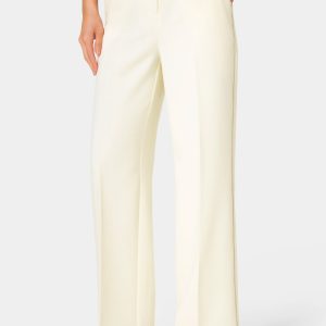 Tailored Straight Wide Leg Pant
