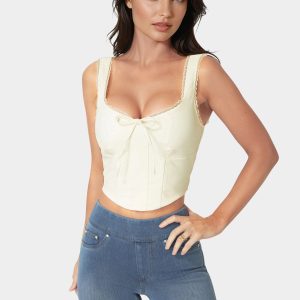 Front Tie Corset Top