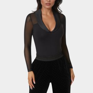 Tuxedo Look Bodysuit