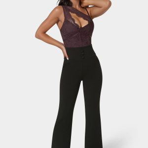 Asymmetric Fooler Lace Jumpsuit