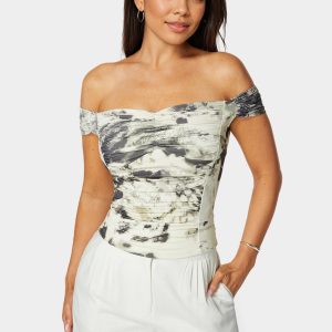 Off Shoulder Knit Top