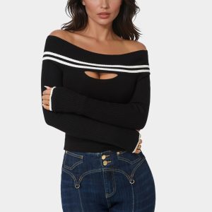Off Shoulder Sweater