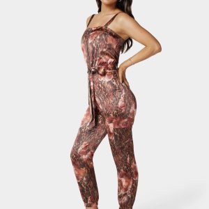 Zip Front Jogger Jumpsuit