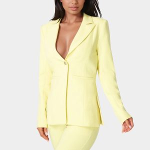 Tailored Fitted Waist Blazer