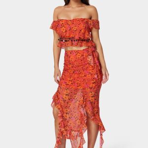 Ruffle Fringe Skirt
