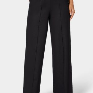 High Waist Linen Straight Leg Pant