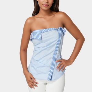 Ruched Asymmetric Top