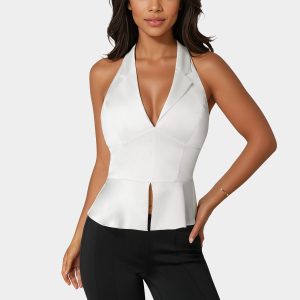 Satin Halter Top