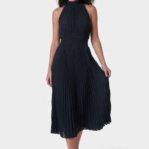 Sleeveless Pleated Dress