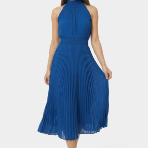 Sleeveless Pleated Dress