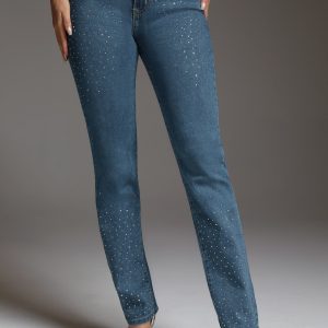 The Skinny With Rhinestone Details