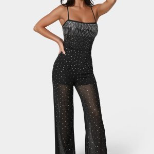 Ombre Embellished Jumpsuit