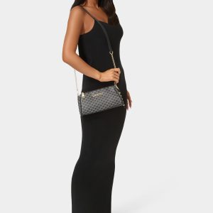 Adela Monogram Baguette Crossbody