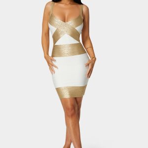 Color Block Bandage Dress
